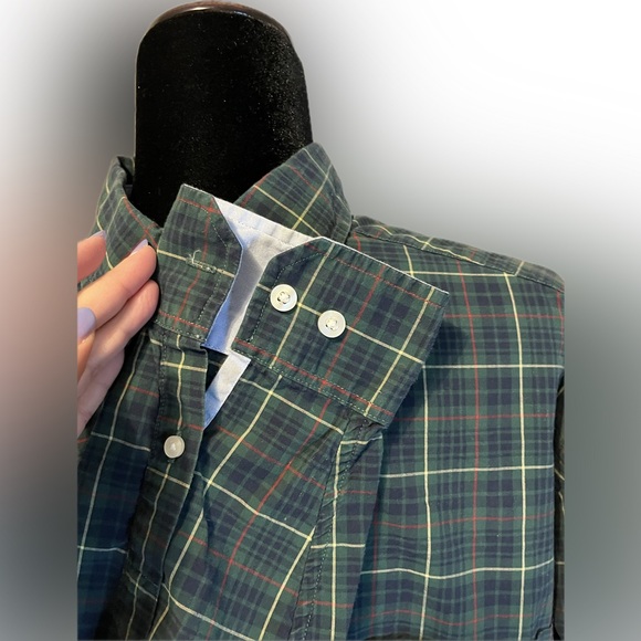 Roundtree & Yorke Long Sleeve Plaid Button Down Shirt size LT - Picture 4 of 13